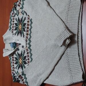 Polo by Ralph Lauren Cream Patterned Sweater